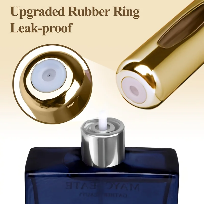 Mini nachfüllbarer Parfümzerstäuber aus Aluminium – Bild 3