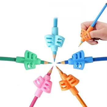Kinder Schreiben Bleistift Stift Halter Student Lernen Praxis Silikon Bleistift Griffe für Kind Handschrift