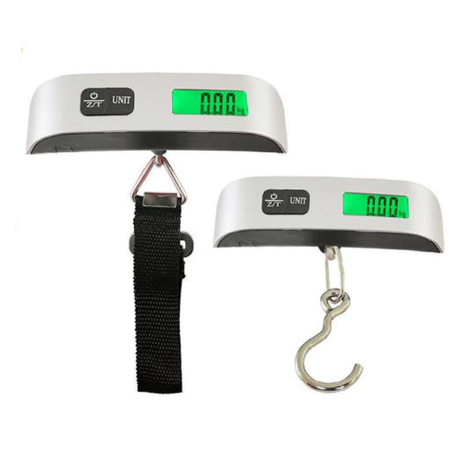 Digitale Handgepäckwaage 50kg Tragbar mit Haken und Gurt – Bild 3