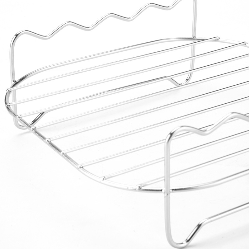 Outdoor-Grillset mit Spießen, quadratisch, Heißluftfritteuse – Bild 3