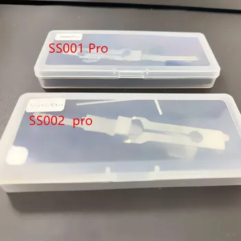Lishi Style 2-in-1 SS001 SS002 PRO Werkzeuge für S-Groove Türschlösser, Pro 2-in-1 Decoder und Pick-Tools
