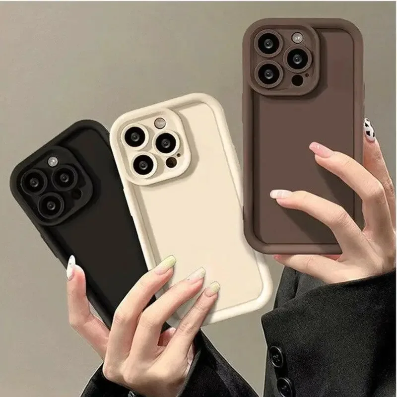 Bonbonfarbene Handyhülle für iPhone 16 Pro Max 15 14 Pro Max