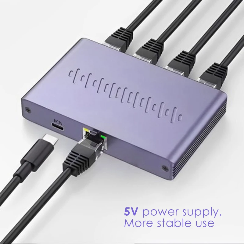 Gigabit Ethernet Splitter 1 auf 4, RJ45 – Bild 5