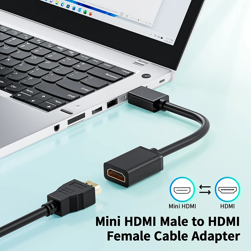 Mini HDMI Kabel 4K 60Hz HDMI 2.0 Mini HDMI auf HDMI – Bild 5