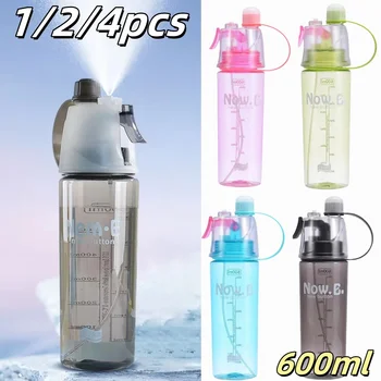 600 ml Sport Wasser Flasche Kann Spray Wasser Flasche Tragbare Auslaufsicher Für Reise Klettern Outdoor gym