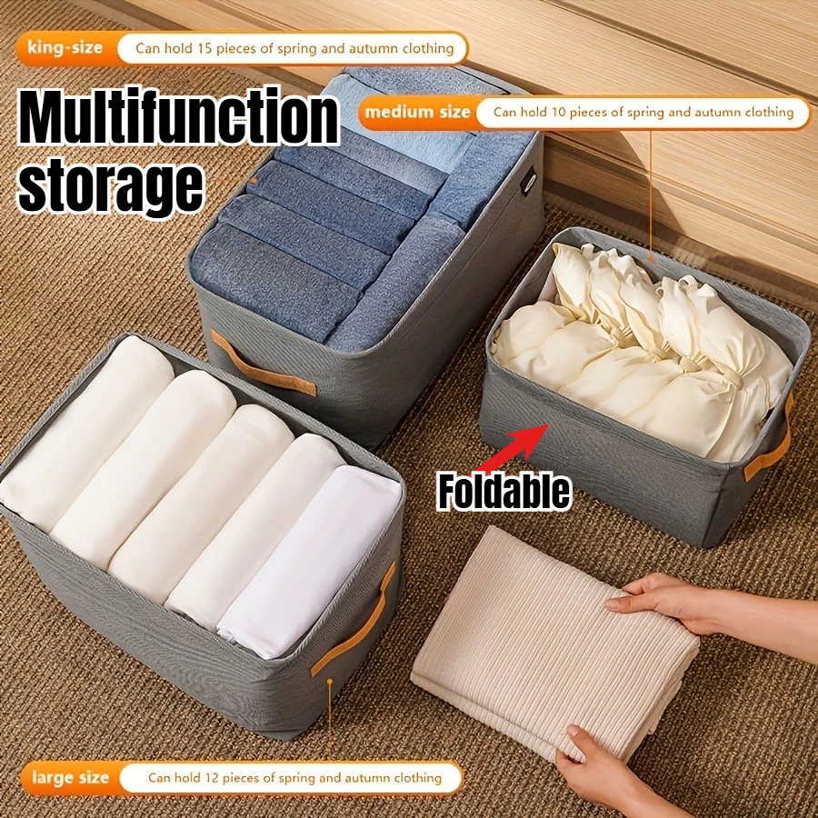 Kleiderschrank-Organizer-Box zur Aufbewahrung im Schrank – Bild 3