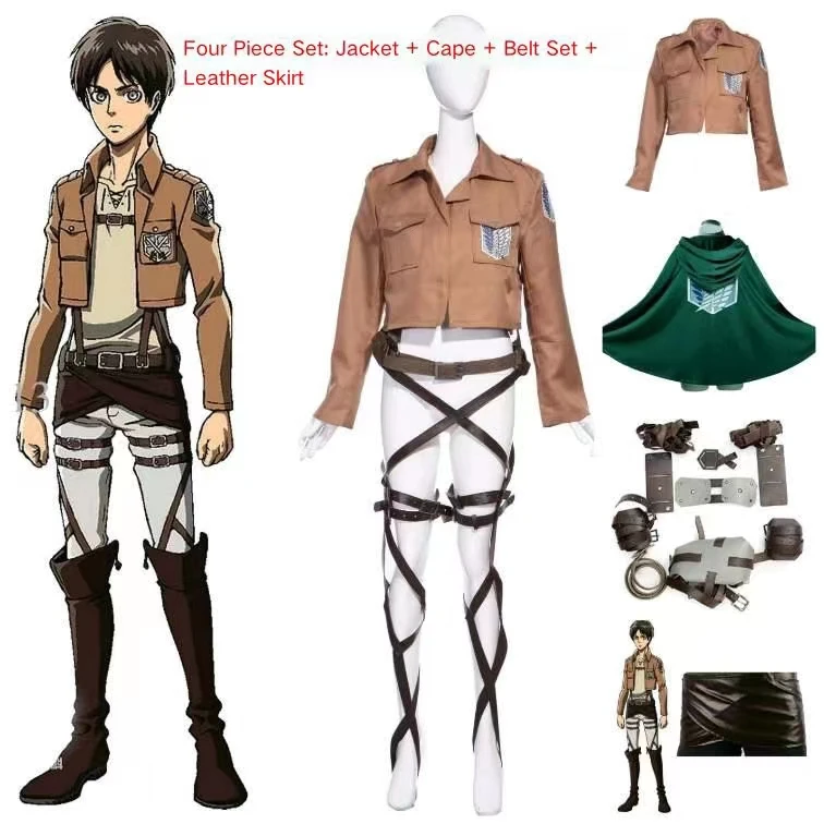 Anime Angriff auf Titan Cosplay Shingeki keine Kyojin Jacke – Bild 2