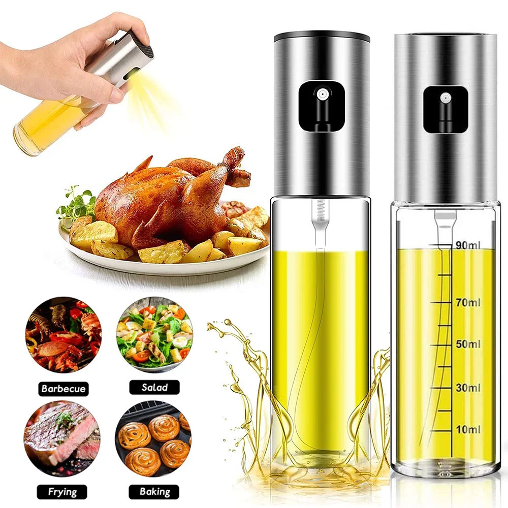 Grill Glas Mischen Gewürz Flasche Essig Sojasauce Spray Öler