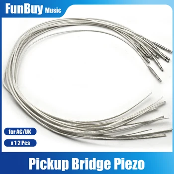 Ultra Slim Unter Sattel Gitarre Pickup Piezo für Akustische Klassische Gitarre Ukulele Pickup (12 Stück)