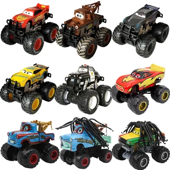 Pixar Cars Mater Lightning McQueen Jackson Storm Big Wheel Offroad-Fahrzeug Rückzieh-Autos Modell-Spielzeug