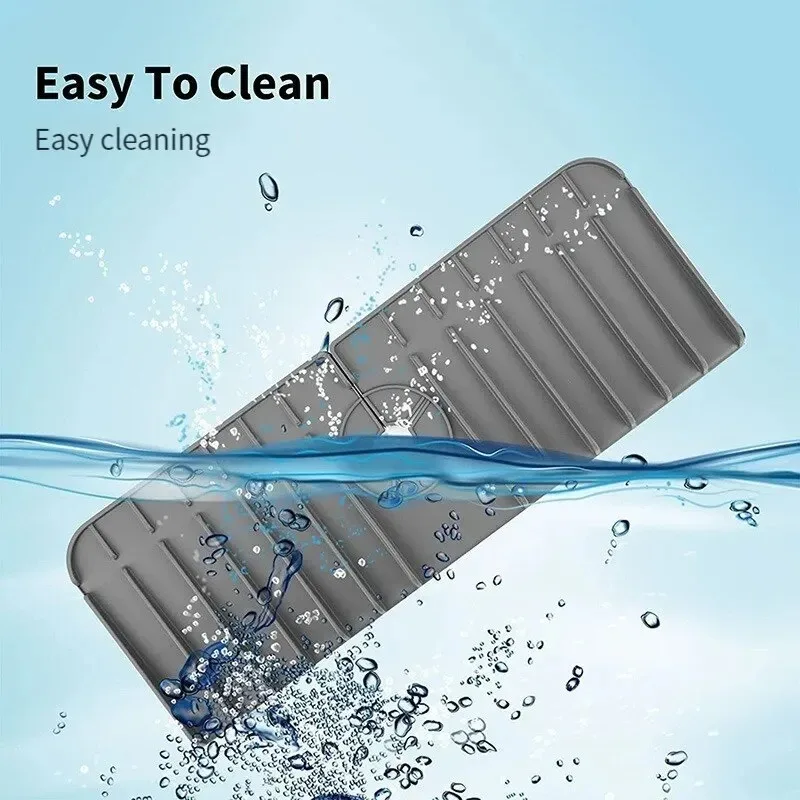 Silikon Wasserhahn Matte Spülmittel Schwamm Halter – Bild 4