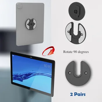 90-fach drehbares Tablet-Wandhalterungs-Set, universelle verstellbare Wandhalterung für iPad Kindle E-Reader