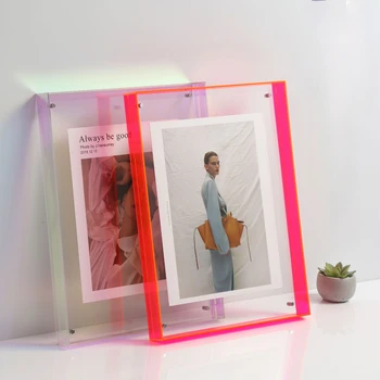 Transparenter Acryl-Fotorahmen, DIY-Poster, Malerei, Flur, Schlafzimmer, Wanddekoration, Ins-Stil