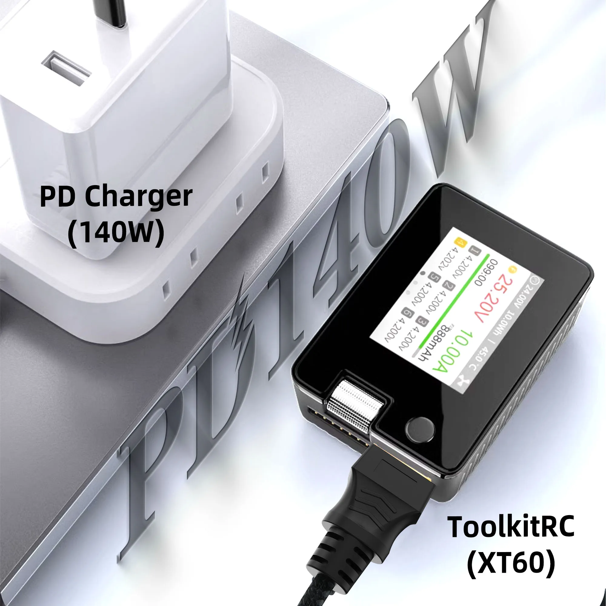 Typ-C-auf-XT60-Adapterkabel, USB-C-auf-XT60-Ladekabel – Bild 4