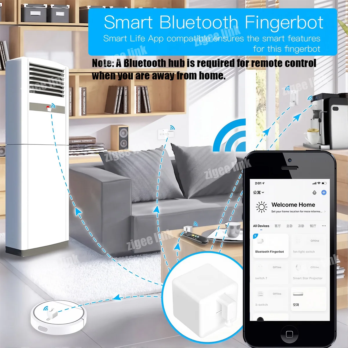 Bluetooth Smart Fingerbot Schalter – Bild 5