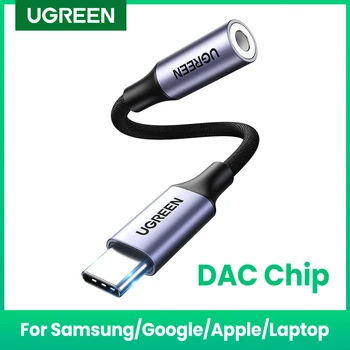Ugreen usb typ c bis 3,5mm kopfhörer usb c kabel usb c zu 3,5 kopfhörer adapter audio kabel für xiaomi mi10