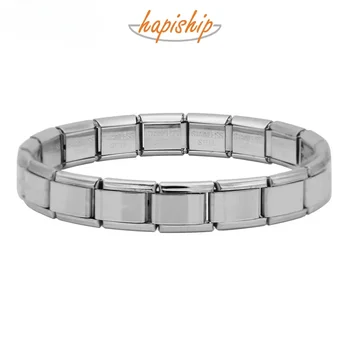 Hapiship Neue Mode Frauen Schmuck 9mm Breite Farbe Edelstahl Armband Armreif Mädchen Hochzeit Geschenk G108