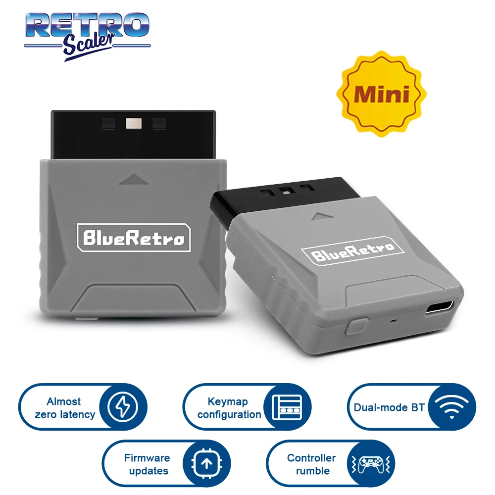 RetroScaler Mini Blueretro Receiver Adapter für PS1 PS One