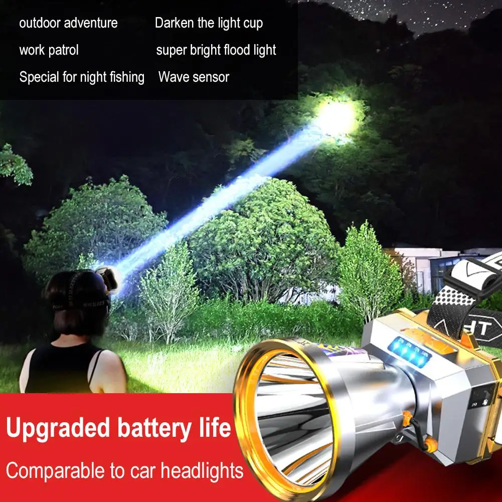 LED Scheinwerfer Taschenlampe Lichtquelle wiederauf ladbare – Bild 2