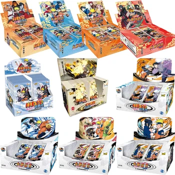 KAYOU Echte Naruto-Kartenbox, Anime-Figur, Karten-Booster-Pack, Sasuke-Sammlung, Flash-Karte, Spielzeug