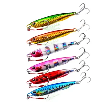 Angeln Locken 10g15g20g30g40g60g Trolling Künstliche Harten Köder Bass Casting Jigging Fisch Köder Sinking