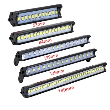 Rc Auto Dach Led Licht Bar Licht 53-149mm Suchscheinwerfer Für 1/10 Trxxas Trx4 Defender Trx6 G63 axial Scx10
