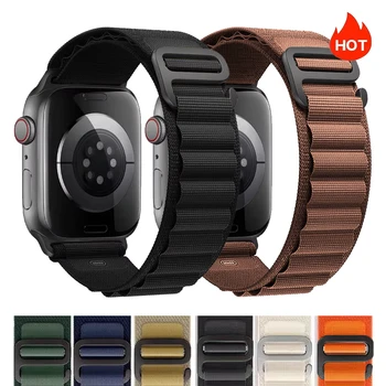 Apple Watch Armbänder 45 mm 46 mm 49 mm 42 mm iWatch Band 44 mm 40 mm Nylon Alpine Armband Correa Serie 10 9 8
