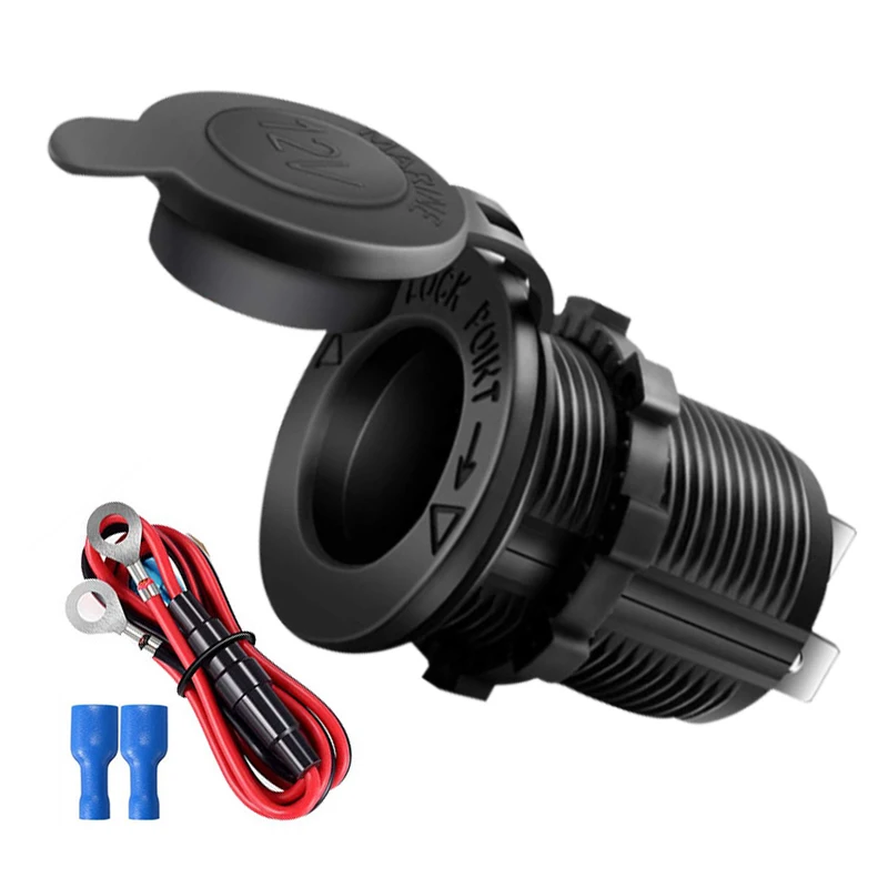 Auto-Zigarettenanzünder-Buchse, 12 V-24 V, wasserdichter
