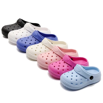 Mode Wasserdichte Hausschuhe Kinder Sandalen Schuhe Sommer Outdoor Rutschen Weiche Sohle Garten Schuhe Indoor