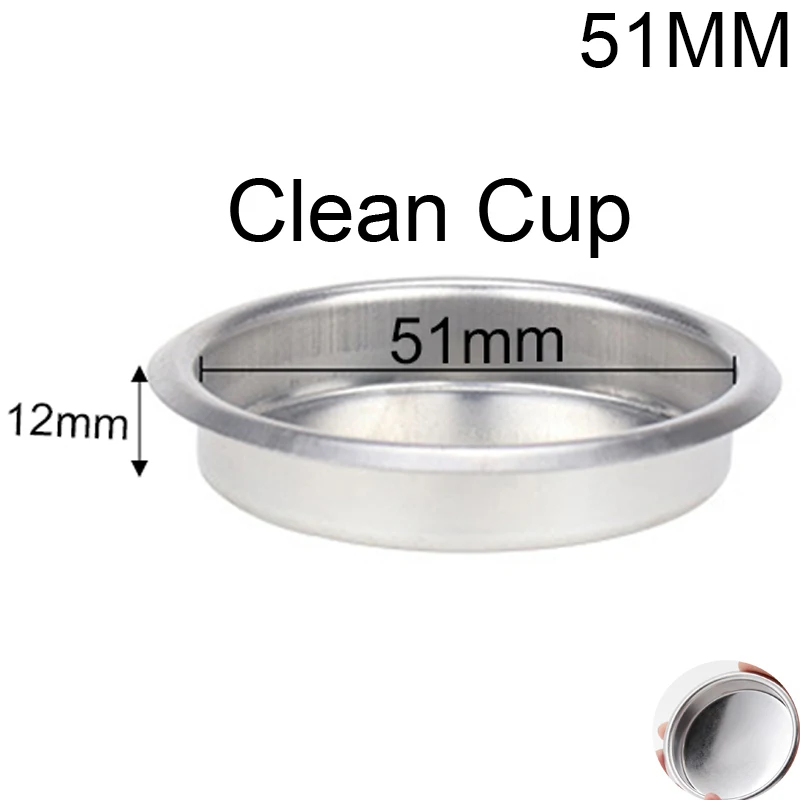 51mm Edelstahl Kaffeefilter korb 1/2/4 Tasse Espresso Tropf – Bild 4