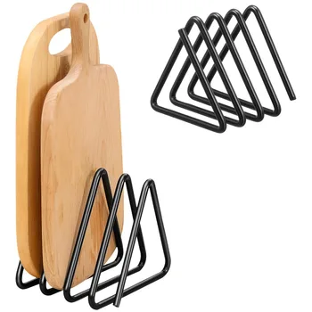 Robustes Küchenlagerregal, robuster Metall-Schneidebrett-Organizer - platzsparendes Küchenlagerregal