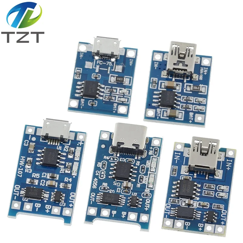 TZT 5 Stück Micro USB 5V 1A 18650 TP4056 – Bild 4
