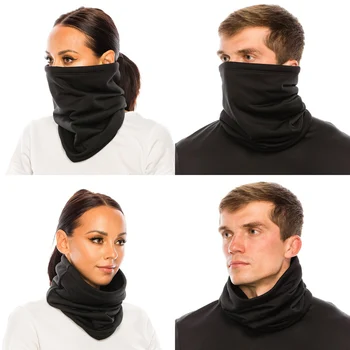 Polar Fleece Neck Tube Schal Winter Ohrwärmer Angeln Skating Laufen Sport Schal Verstellbarer Halskragen