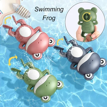 Nette Baby Bad Spielzeug Für Kinder Neue Baby Bad Schwimmen Bad Spielzeug Nette Frösche Clockwork Bad