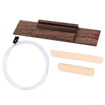 U2JB Premium-Ukulele-Sättel und Steg-Set aus Holz zur Klangvibrationsverstärkung