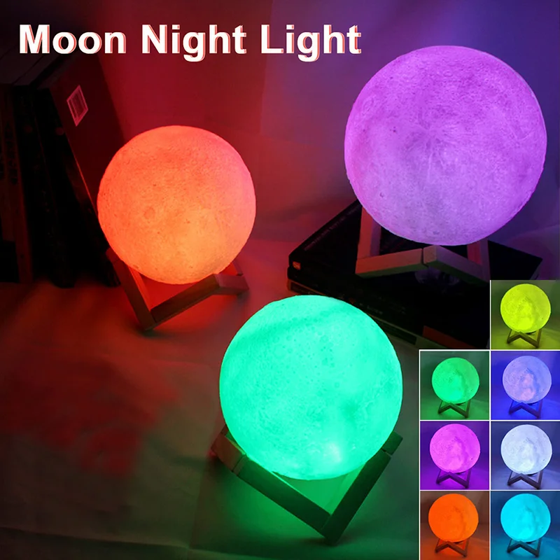 Buchlicht LED Mondlicht Galaxie Licht, Mond Nachtlicht – Bild 6