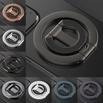 Doppelseitiger magnetischer Telefonringhalter für MagSafe Ständer Magnetgriff für iPhone 16 15 14 für Huawei