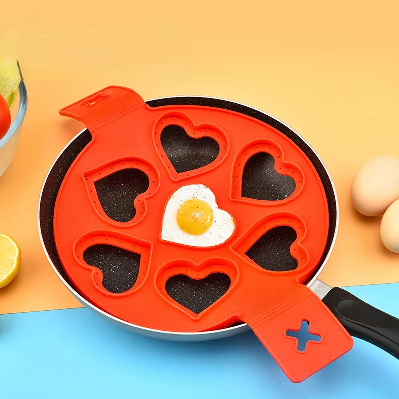 7-Loch Ei Pfannkuchen Ring Antihaft Pfannkuchen Soufflé – Bild 5