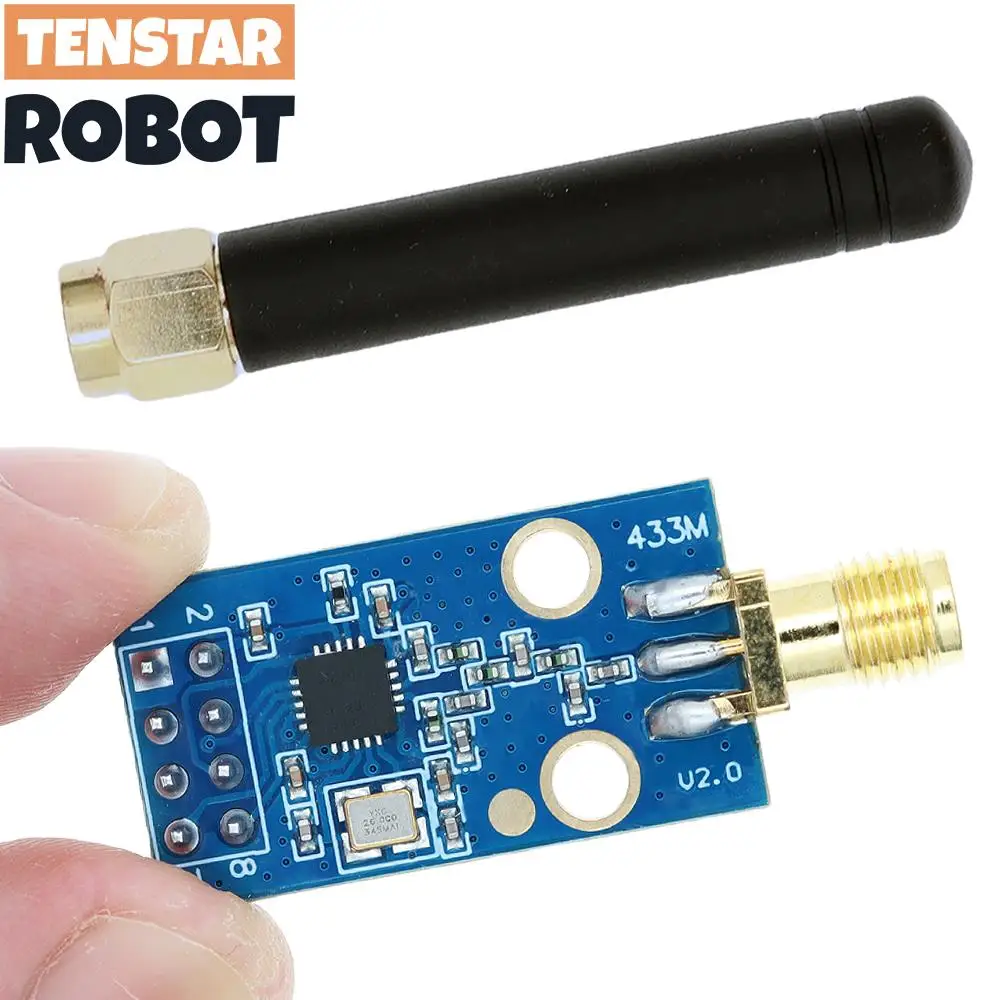 TENSTAR CC1101 433 MHz Funkmodul mit SMA 50 cm Antenne
