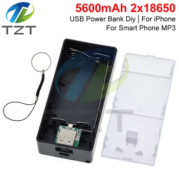 DIY Powerbank-Gehäuse für 2× 18650 Akkus, 5600 mAh, USB