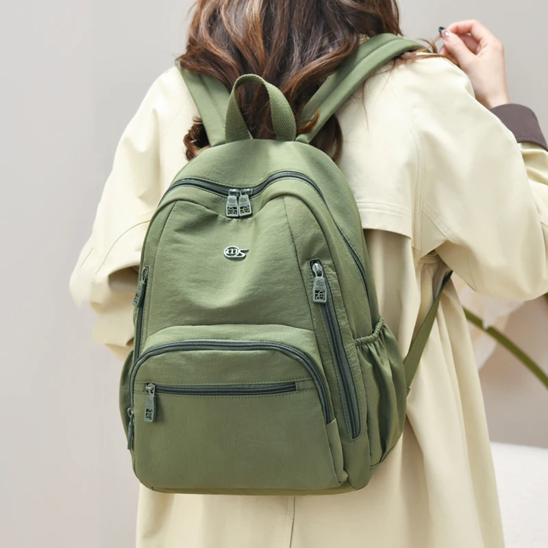Modischer Rucksack für Damen, leichter Nylon-Rucksack – Bild 2