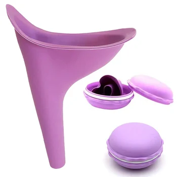 Reise-Urinal für Frauen mit Aufbewahrungsbox für Outdoor-Reisen, Autofahrten, Festivals und Camping