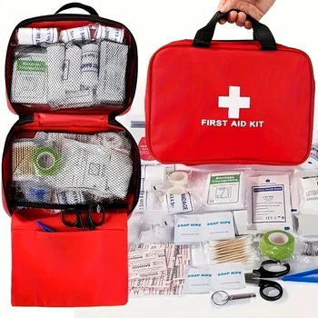Erste-Hilfe-Set, medizinisches Notfall-Set, Notfall-Überlebens-Wander-Set, Erste-Hilfe-Camping-Set