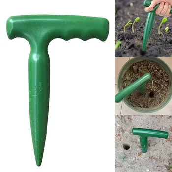 Handheld Garten Loch Puncher Klare Skala Pflanzung Werkzeuge Leichte Graben Loch Werkzeug Aussaat Samen