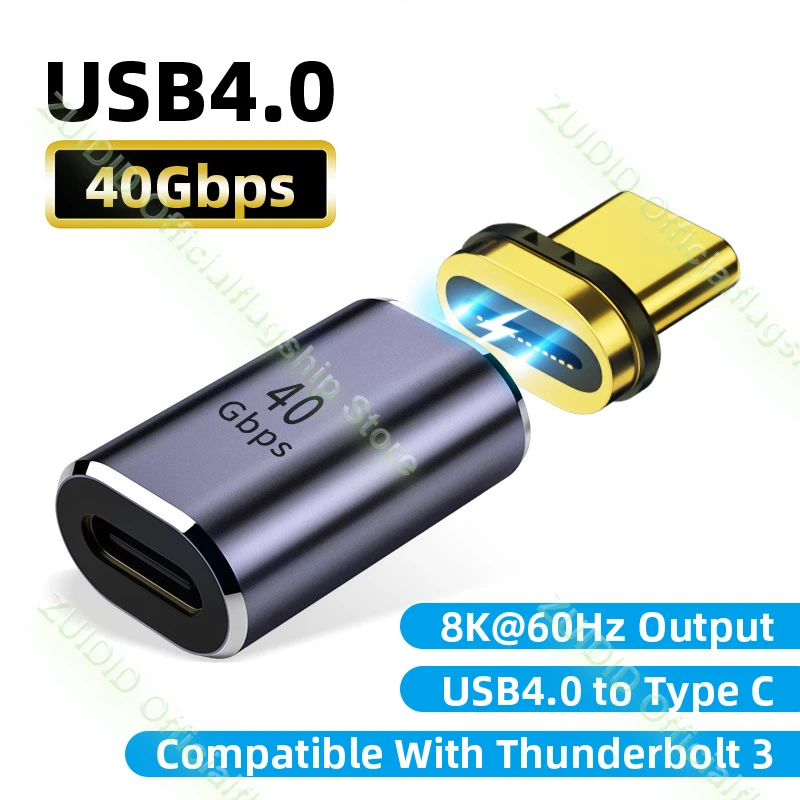 USB-C Magnetadapter USB4, 100 W, 8K 60 Hz