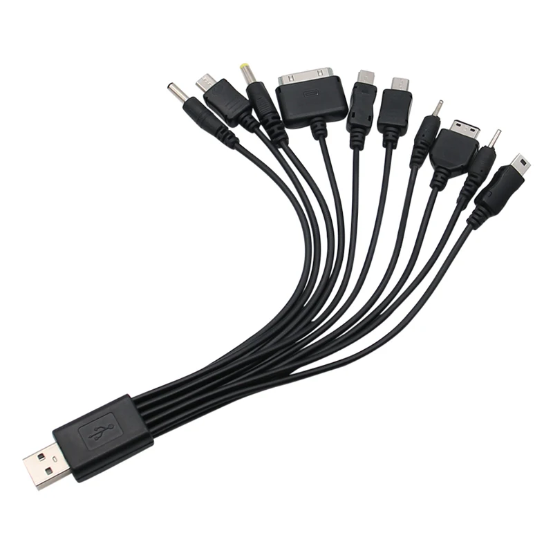 10-in-1 Multi-Ladekabel mit USB-Anschluss für ältere Handys – Bild 5