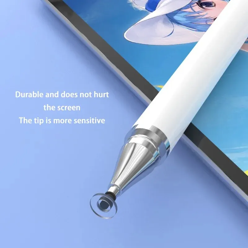 Universeller Tablet-Stylus-Stift, 2-in-1, doppelköpfig, hohe – Bild 2
