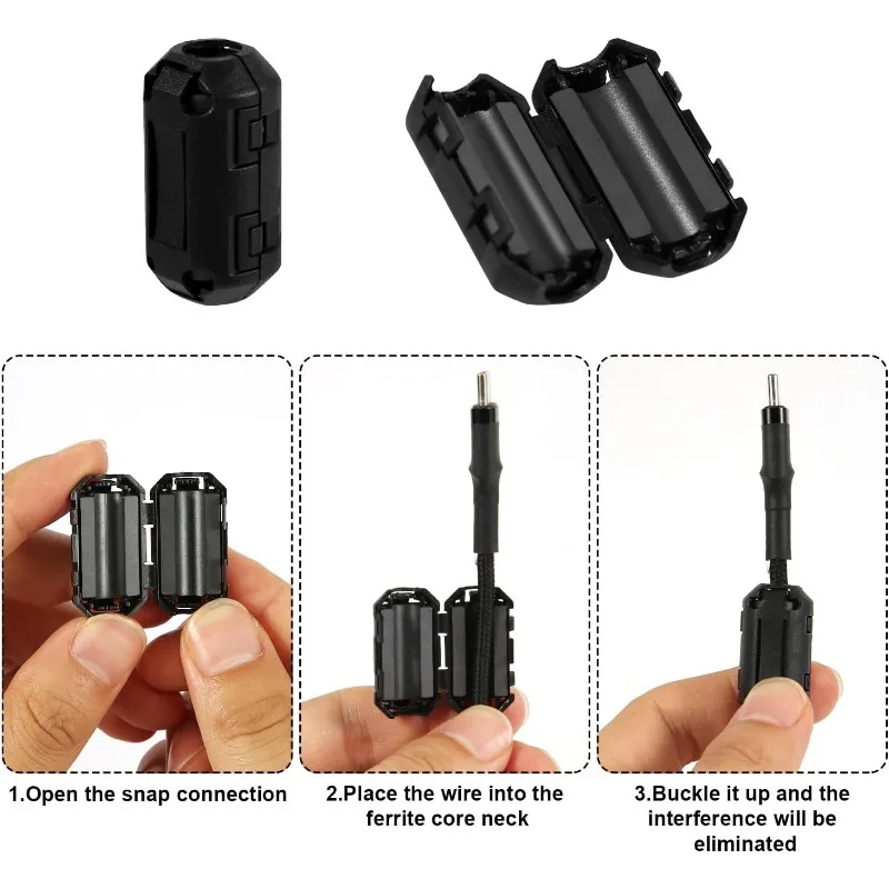 1/20PCS Noise Filter Magnetische Clips Anti-Interferenz – Bild 6