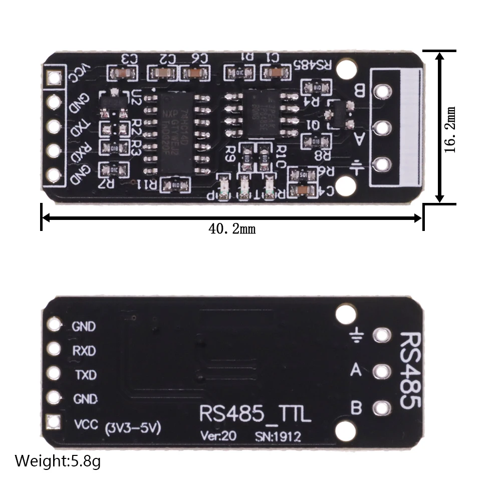 RS232/RS485/CAN-zu-TTL-Kommunikationsmodul, seriell – Bild 2