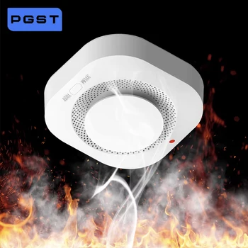 PGST Unabhängiges Rauchmelder-Sensor-Feuermeldesystem für die Sicherheit im Home Office, Rauchmelder